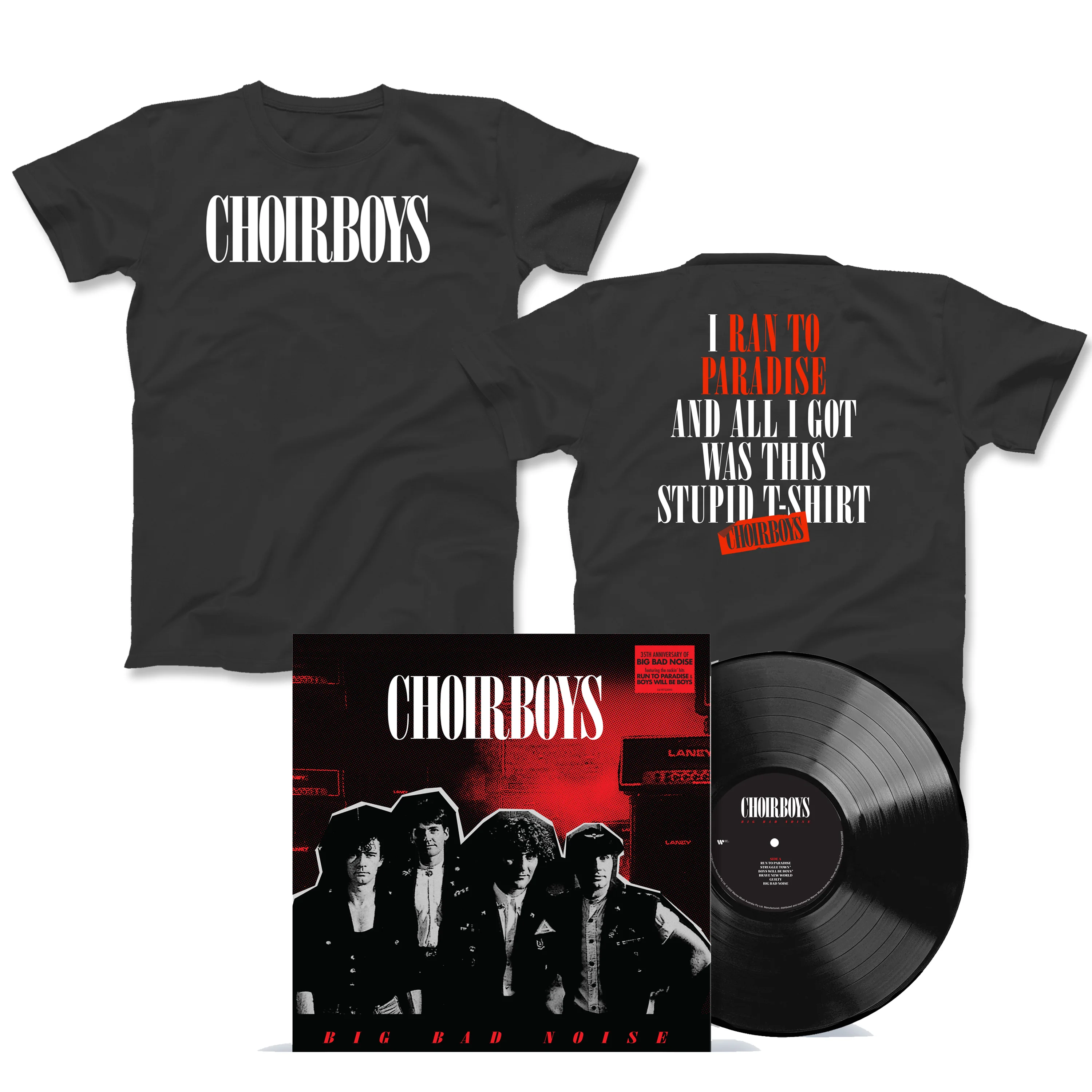 Big Bad Noise 35th Anniversary Edition Vinyl + T-Shirt Bundle