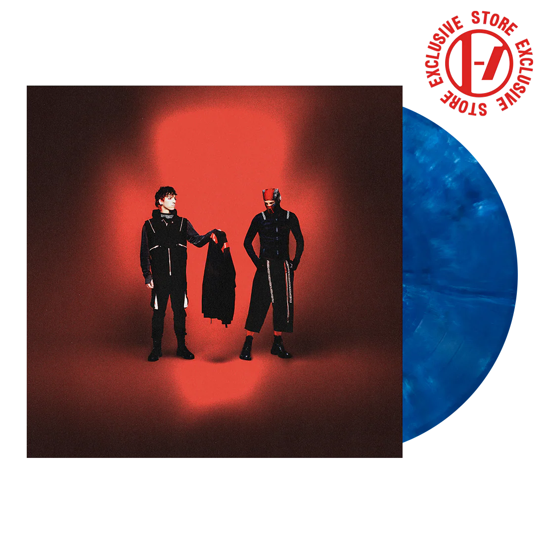 Breach Faces T-Shirt + Blue Inferno Vinyl Fanpack - Image 3