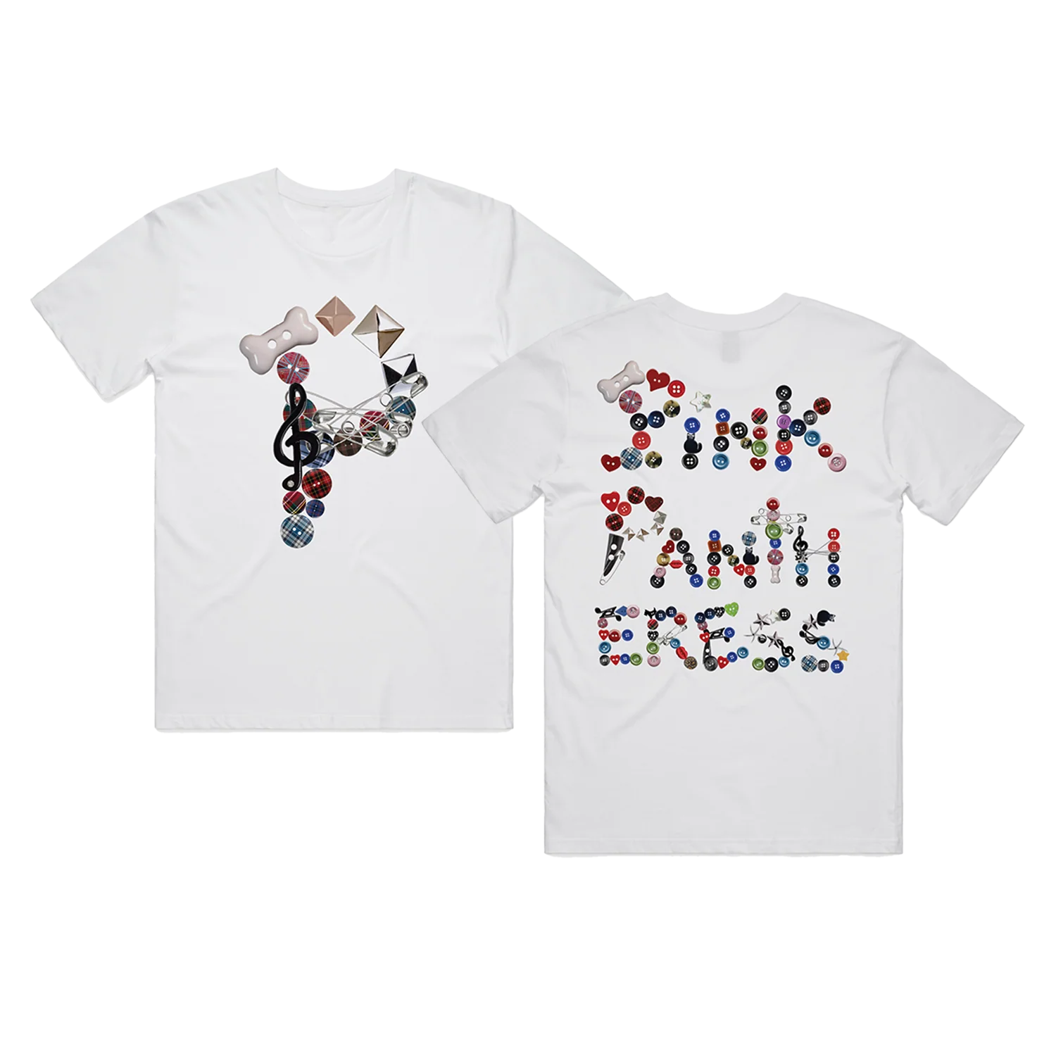 Buttons T-Shirt White