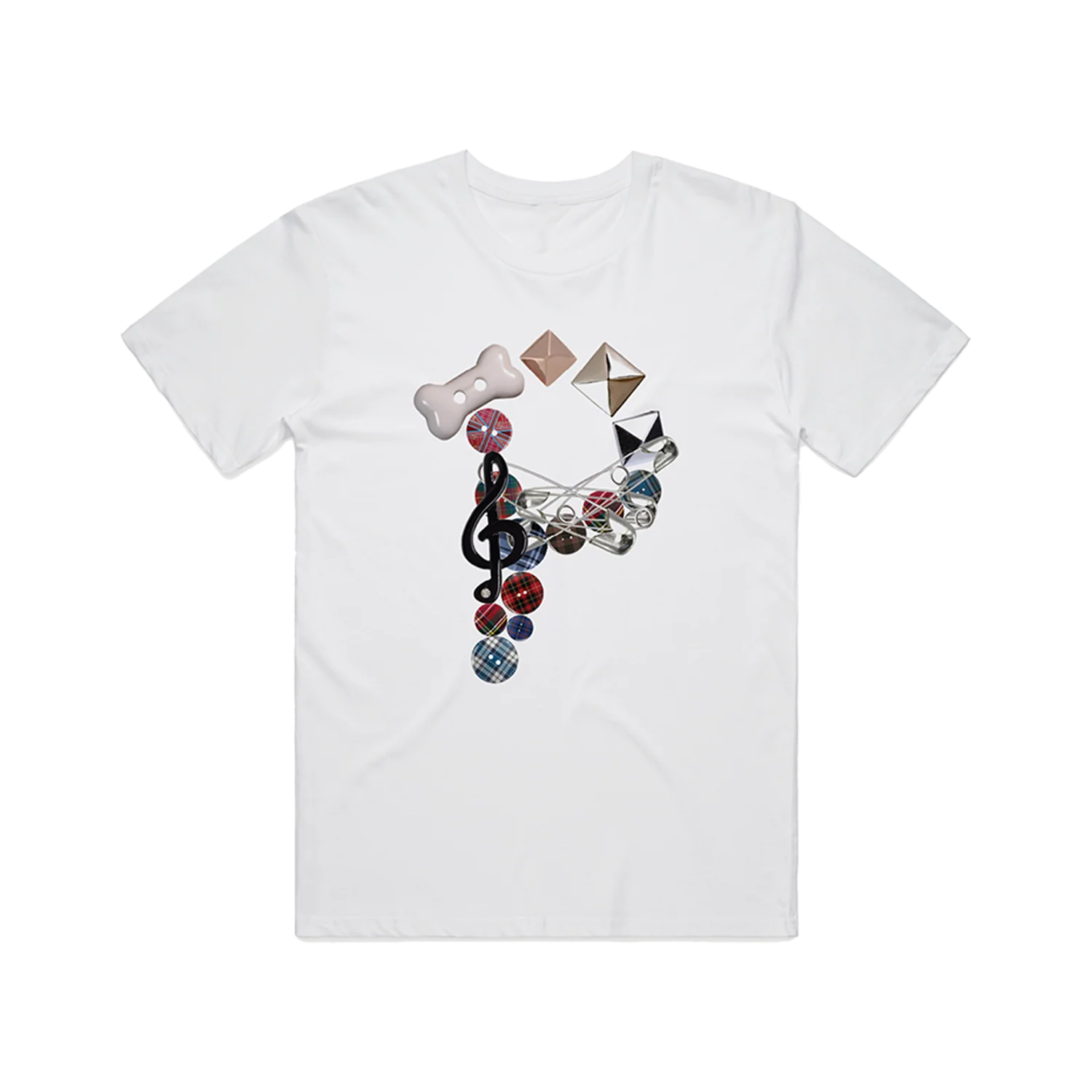 Buttons T-Shirt White - Image 2