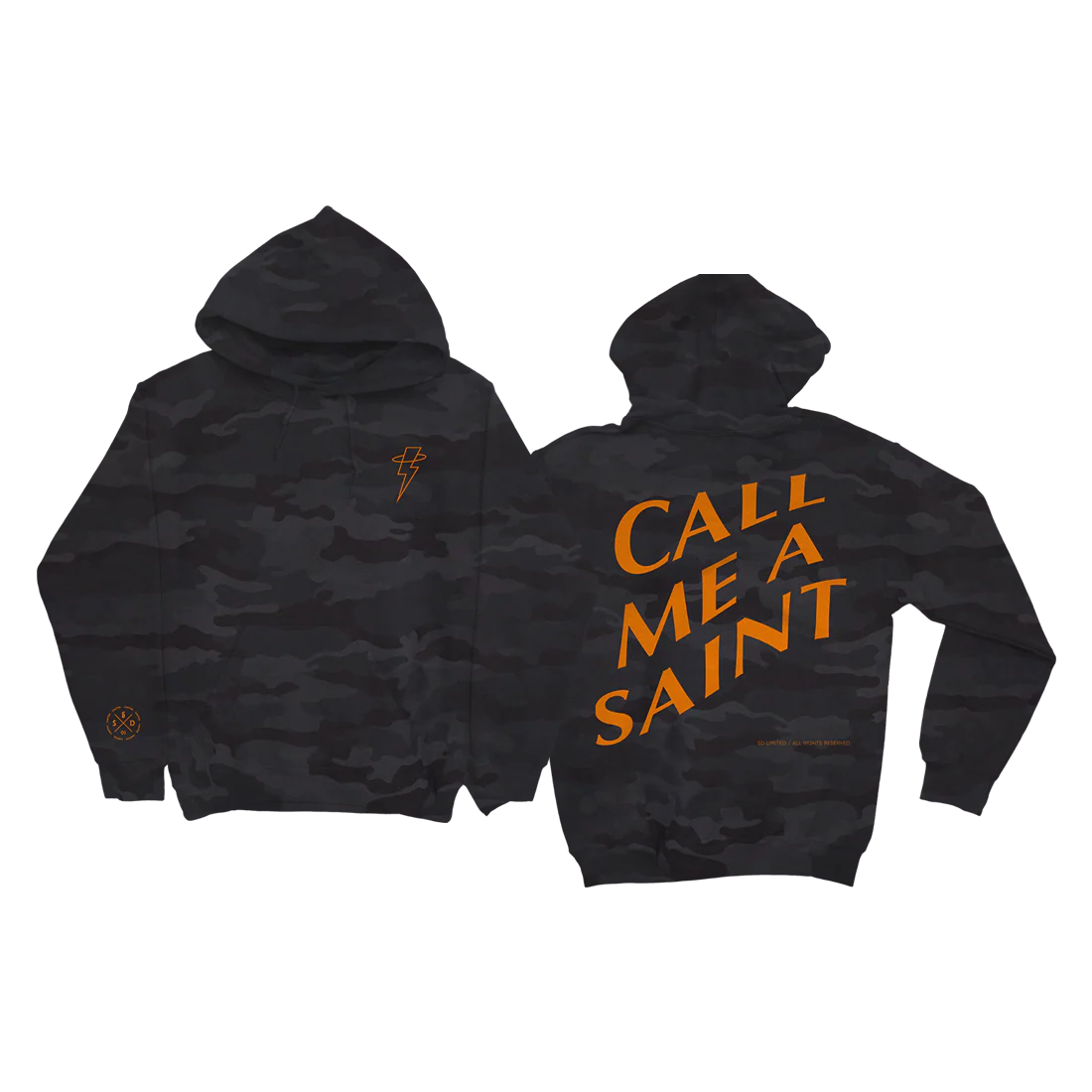 Call Me A Saint Hoodie (Black)
