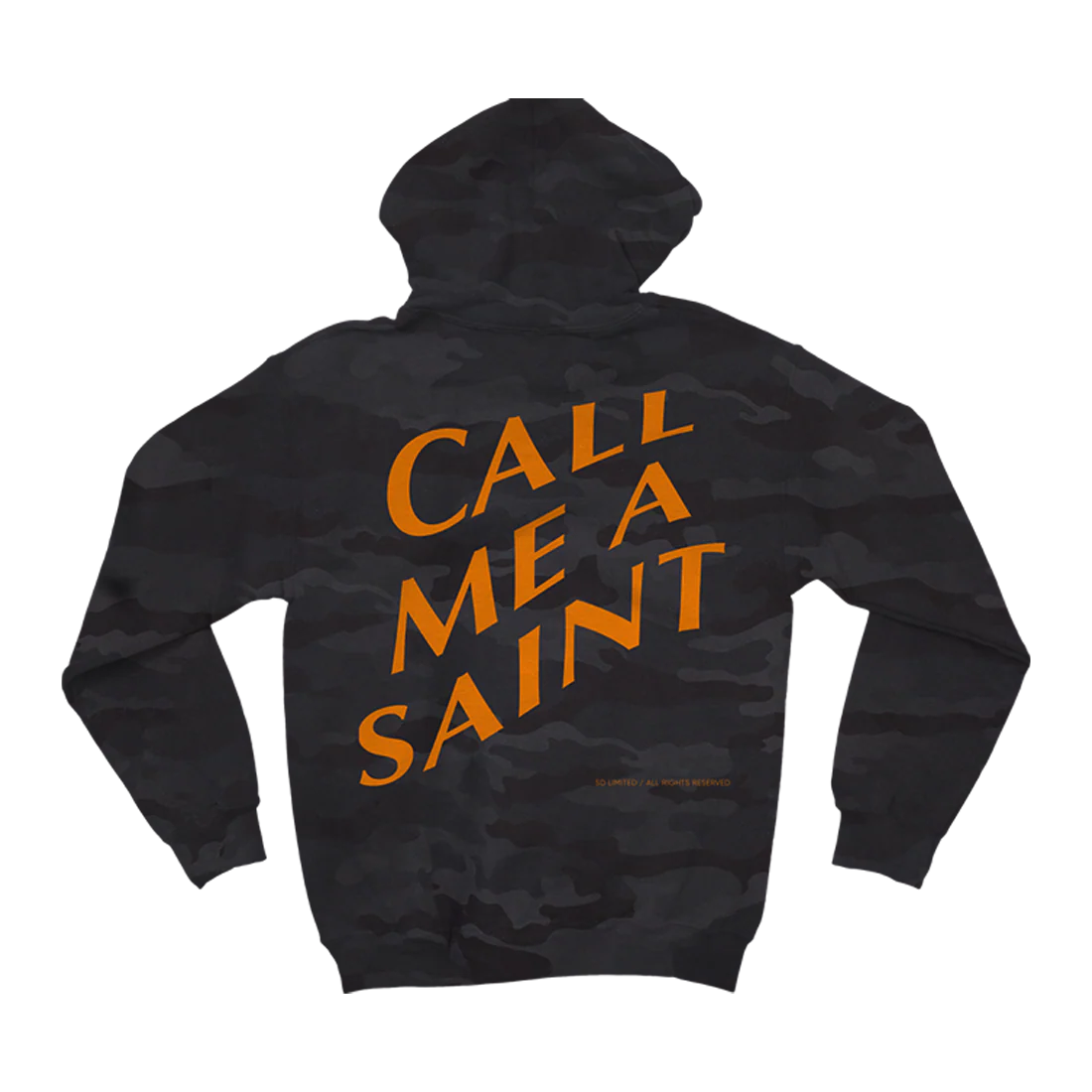Call Me A Saint Hoodie (Black) - Image 2