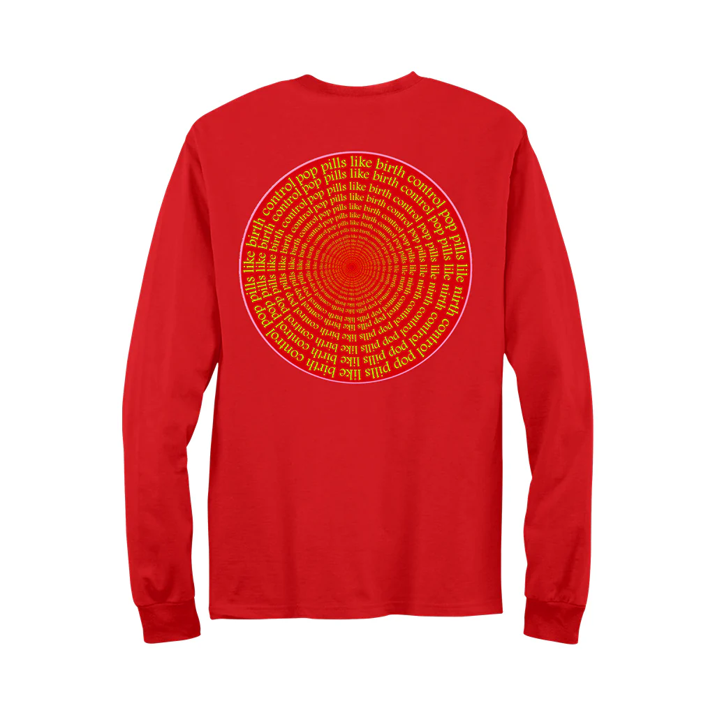 Cherries Longsleeve Red T-Shirt - Image 2