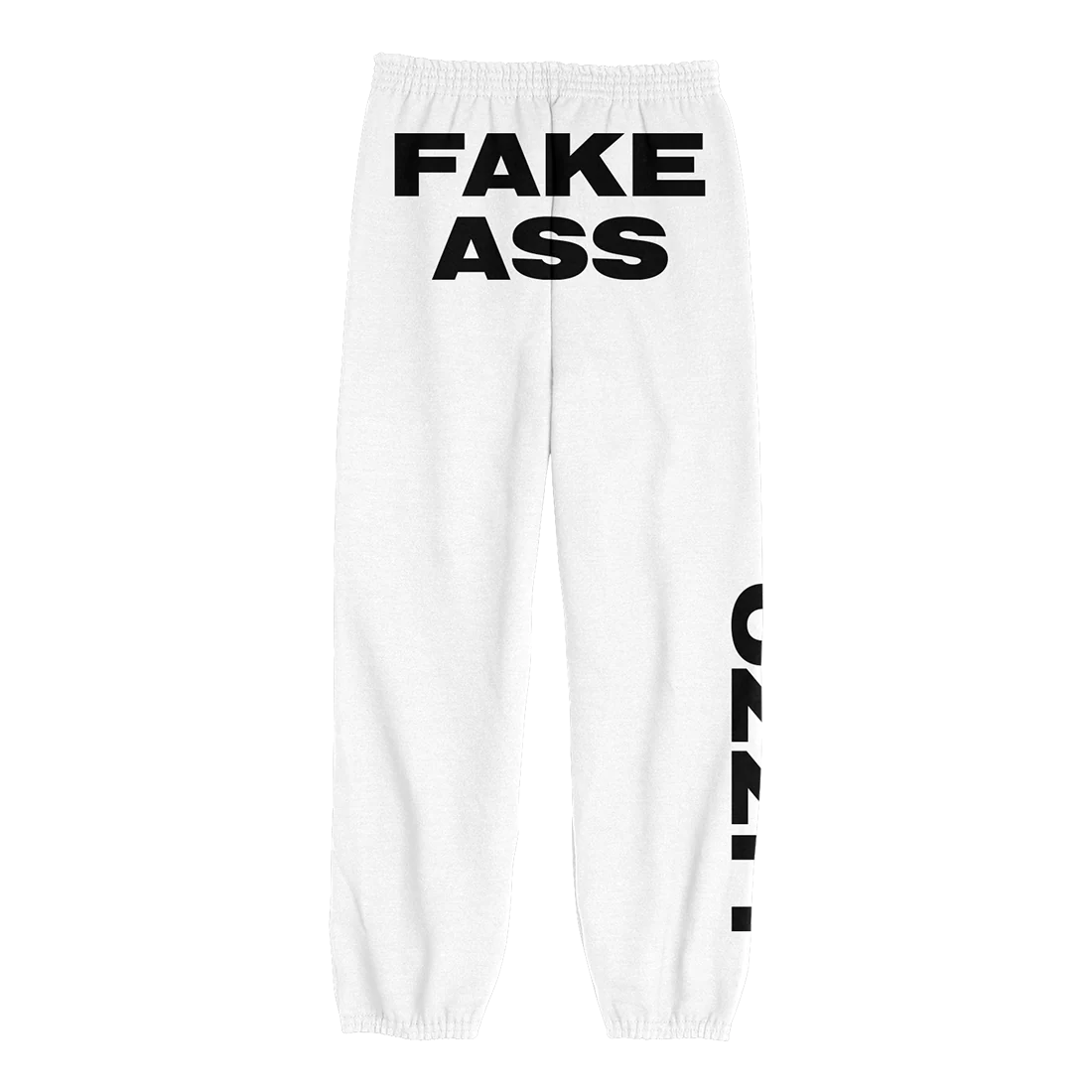 Fake Ass White Sweatpants - Image 2