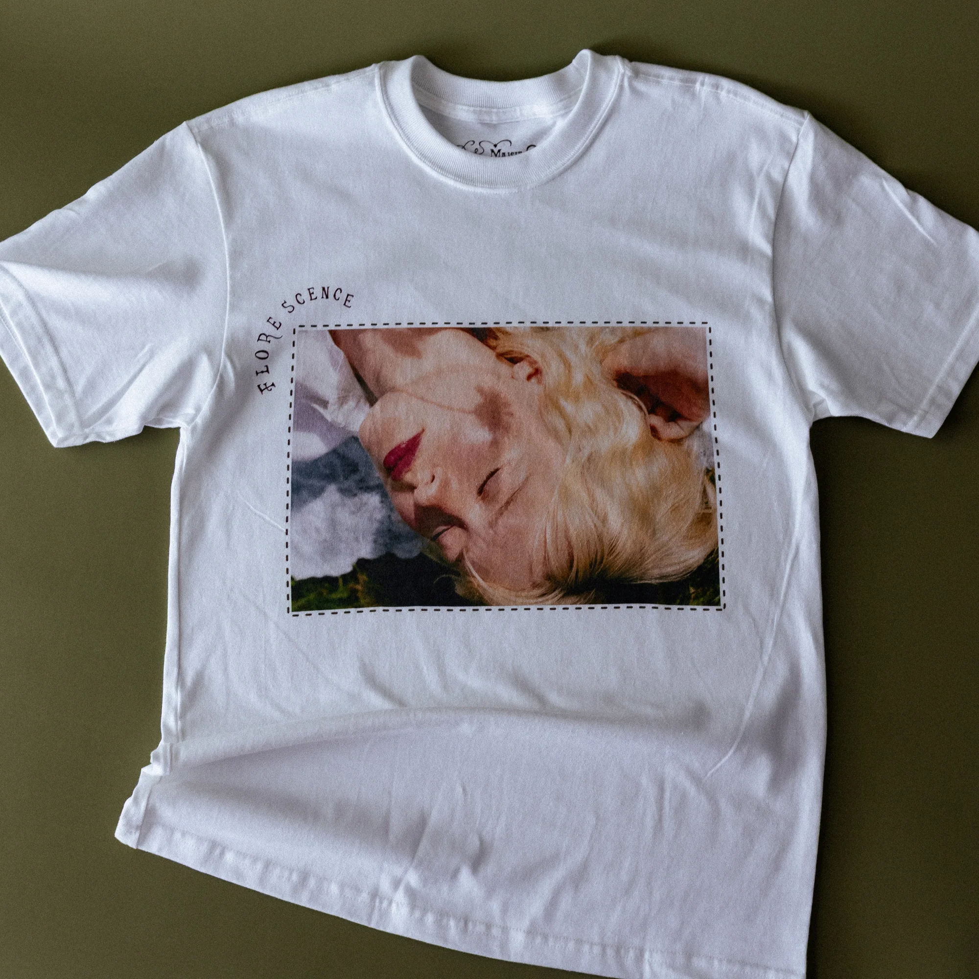 Florescence Album Photo T-Shirt White - Image 2