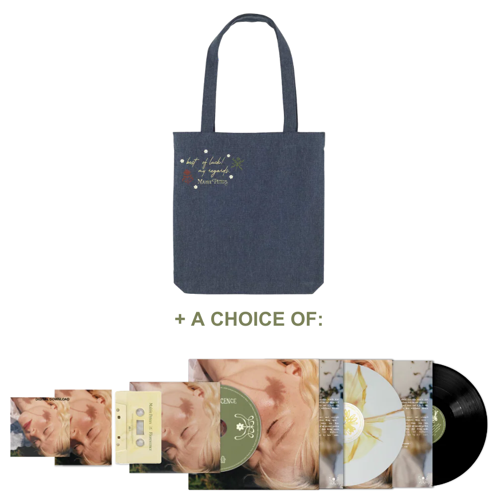 Florescence Tote Blue with Choice of Music