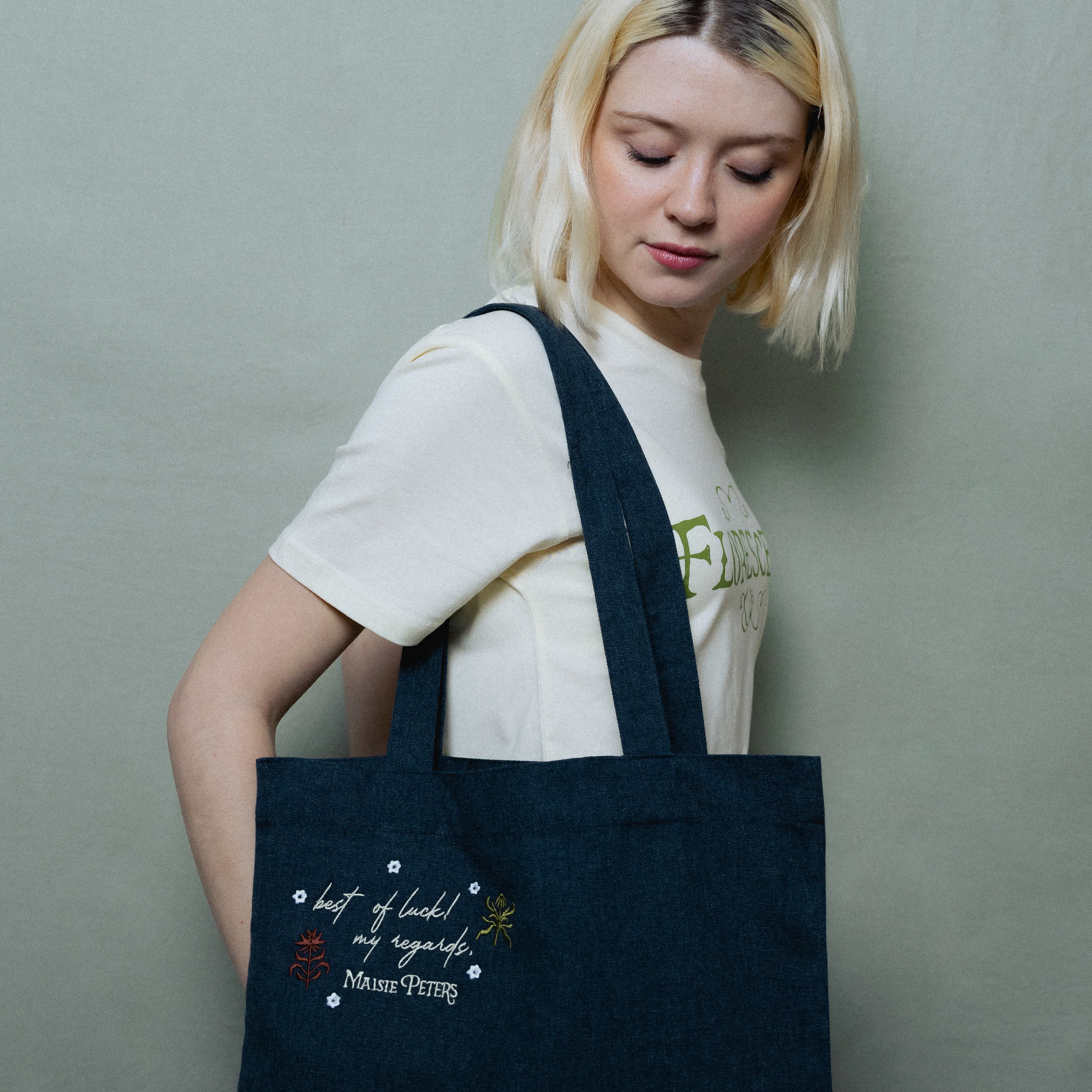 Florescence Tote Blue with Choice of Music - Image 3