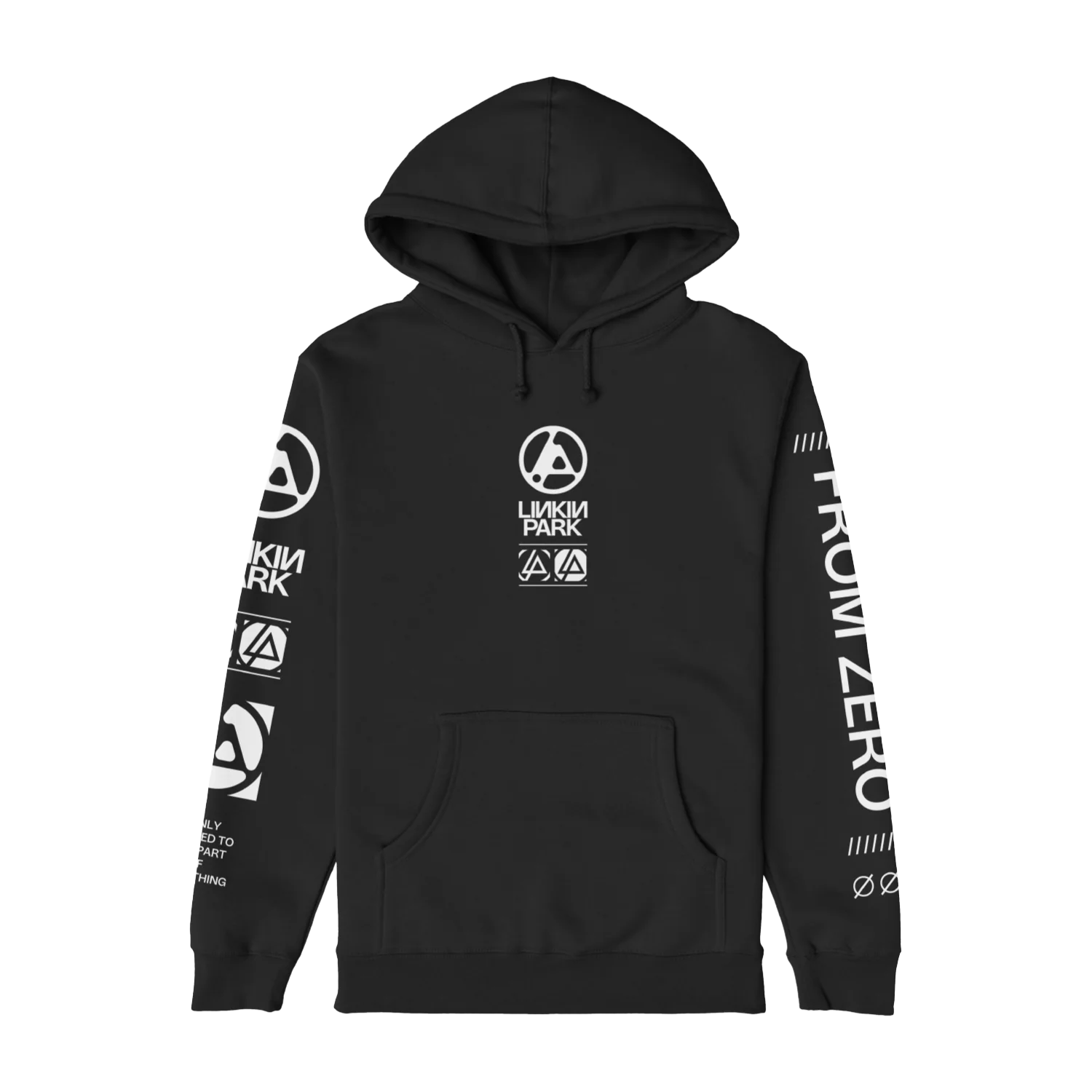 FZR BLACK PULLOVER HOODIE