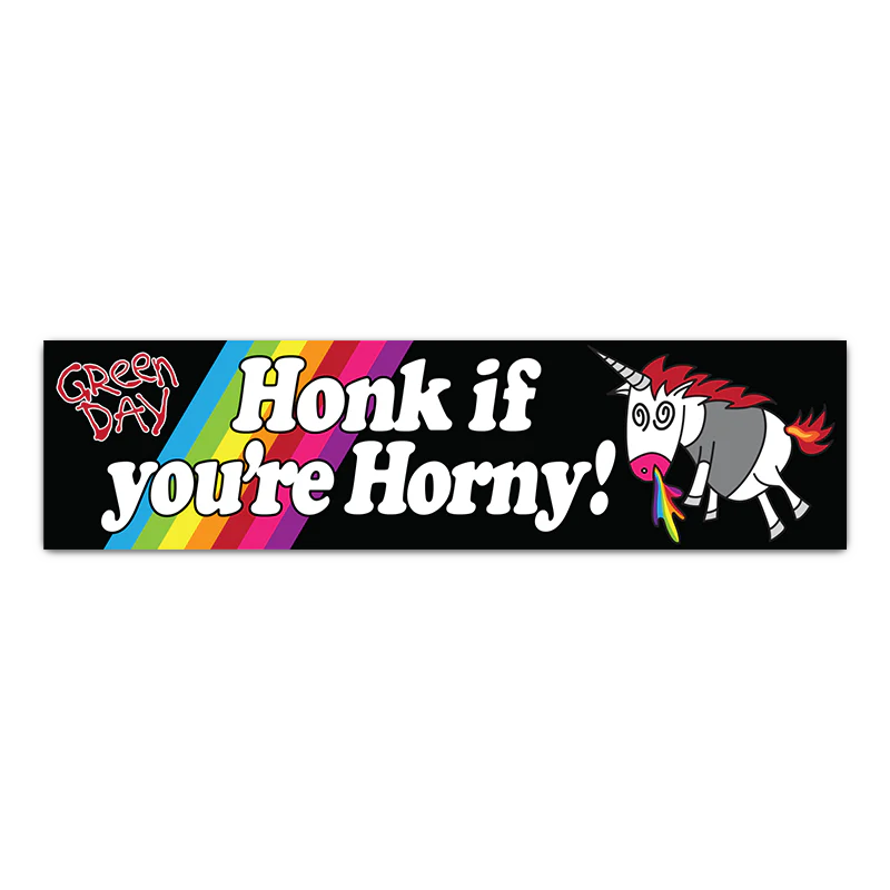 Horny Bumper Sticker
