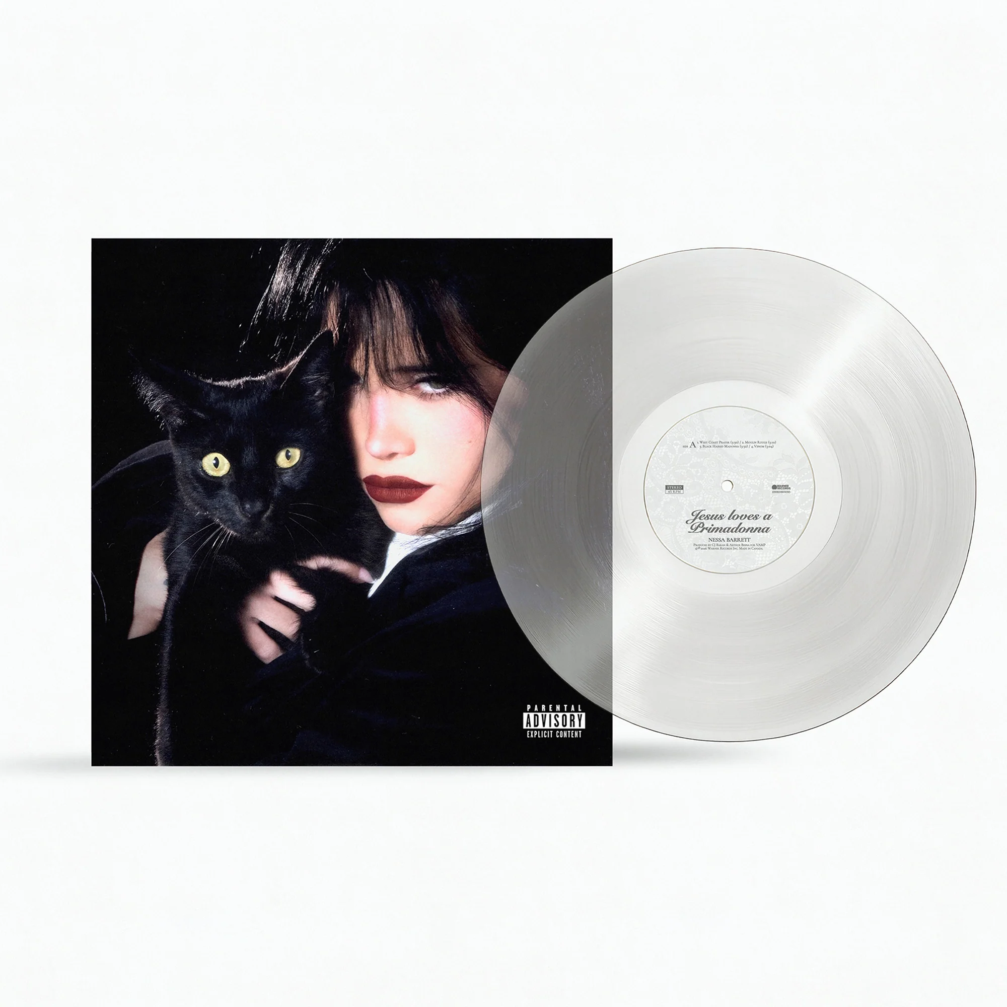 Jesus loves a primadonna Crystal Clear Vinyl LP