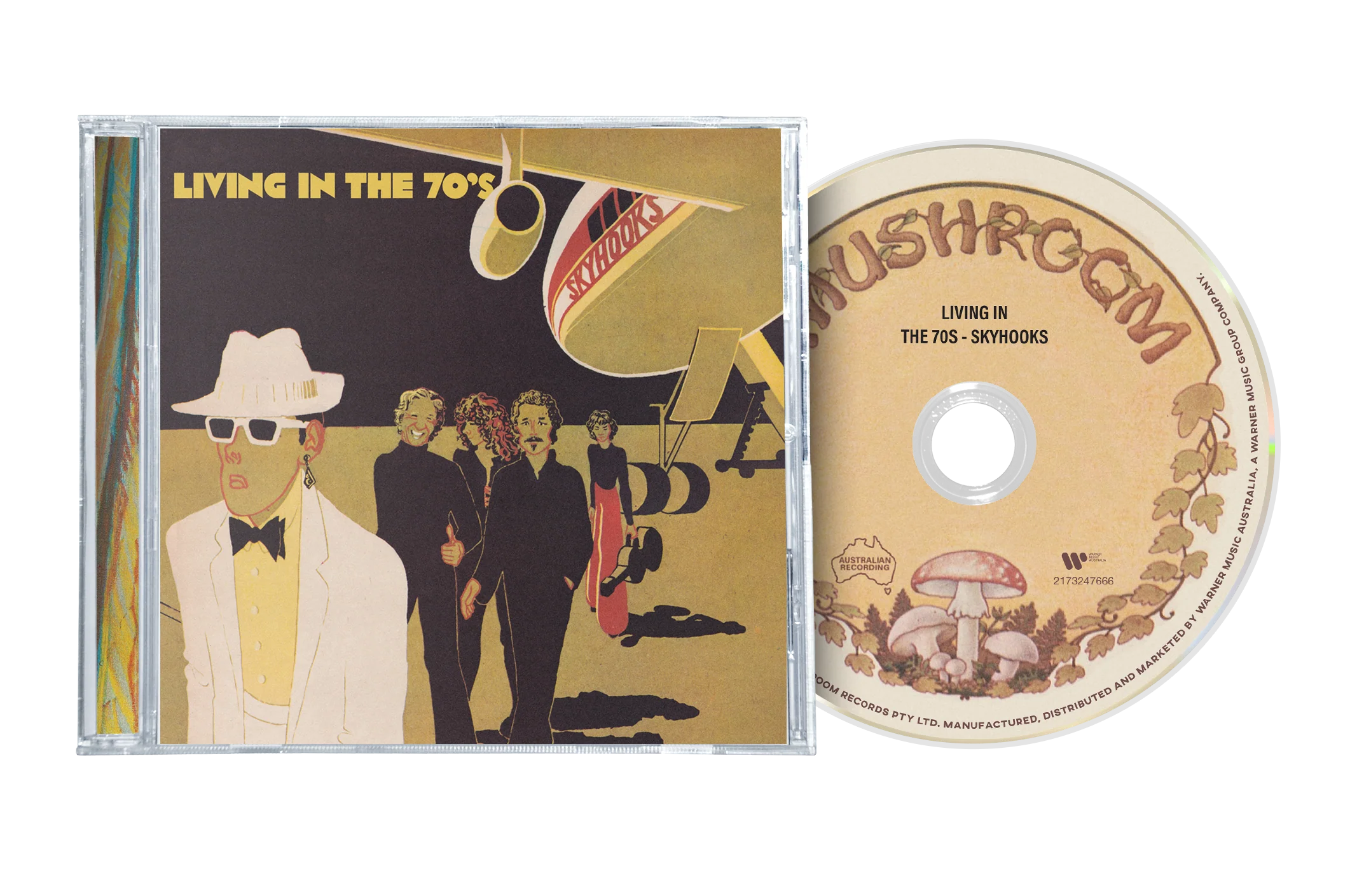 Living In the 70's T-Shirt with Choice of Music - Image 2