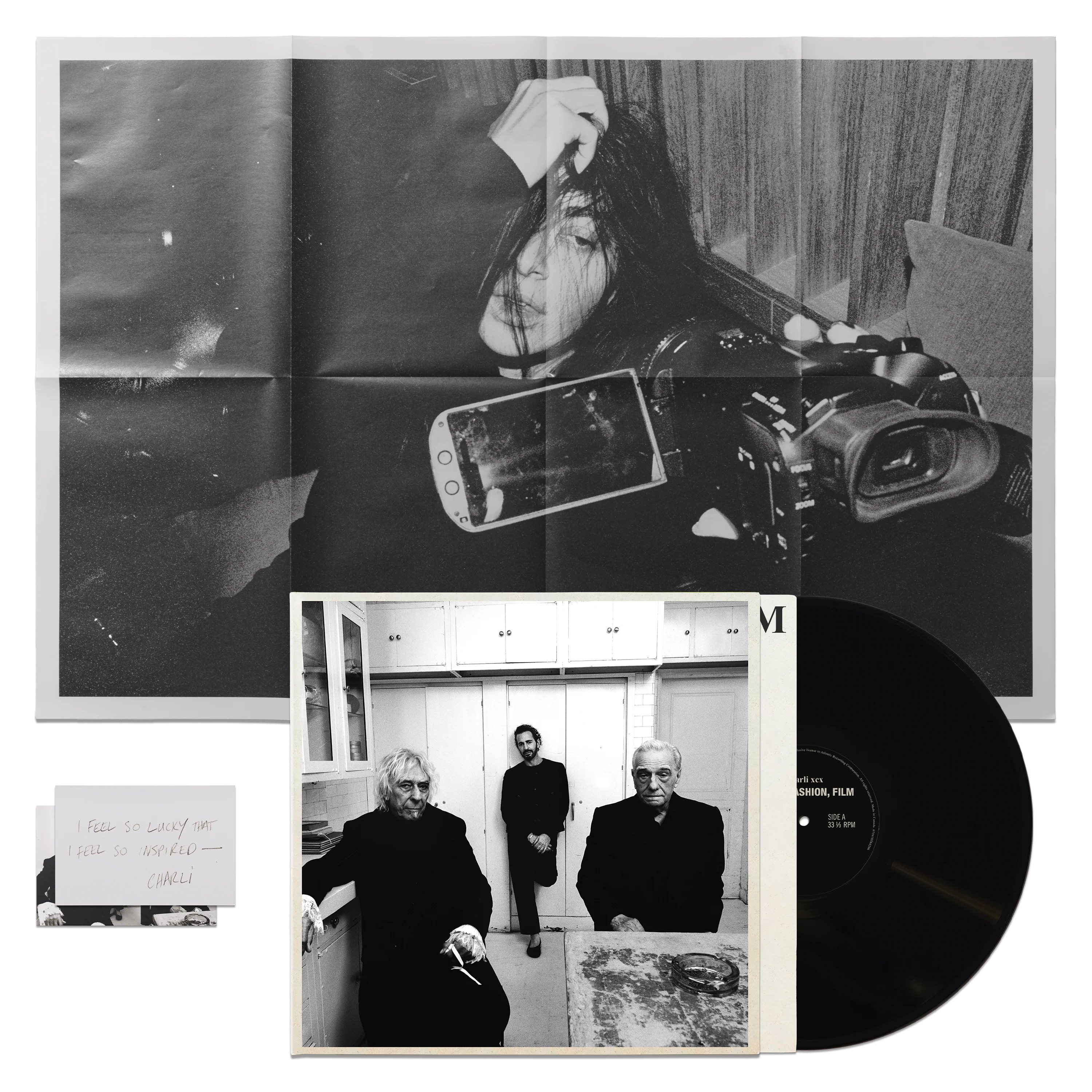 Music, Fashion, Film - Black Vinyl (with Signed Card) - Image 2