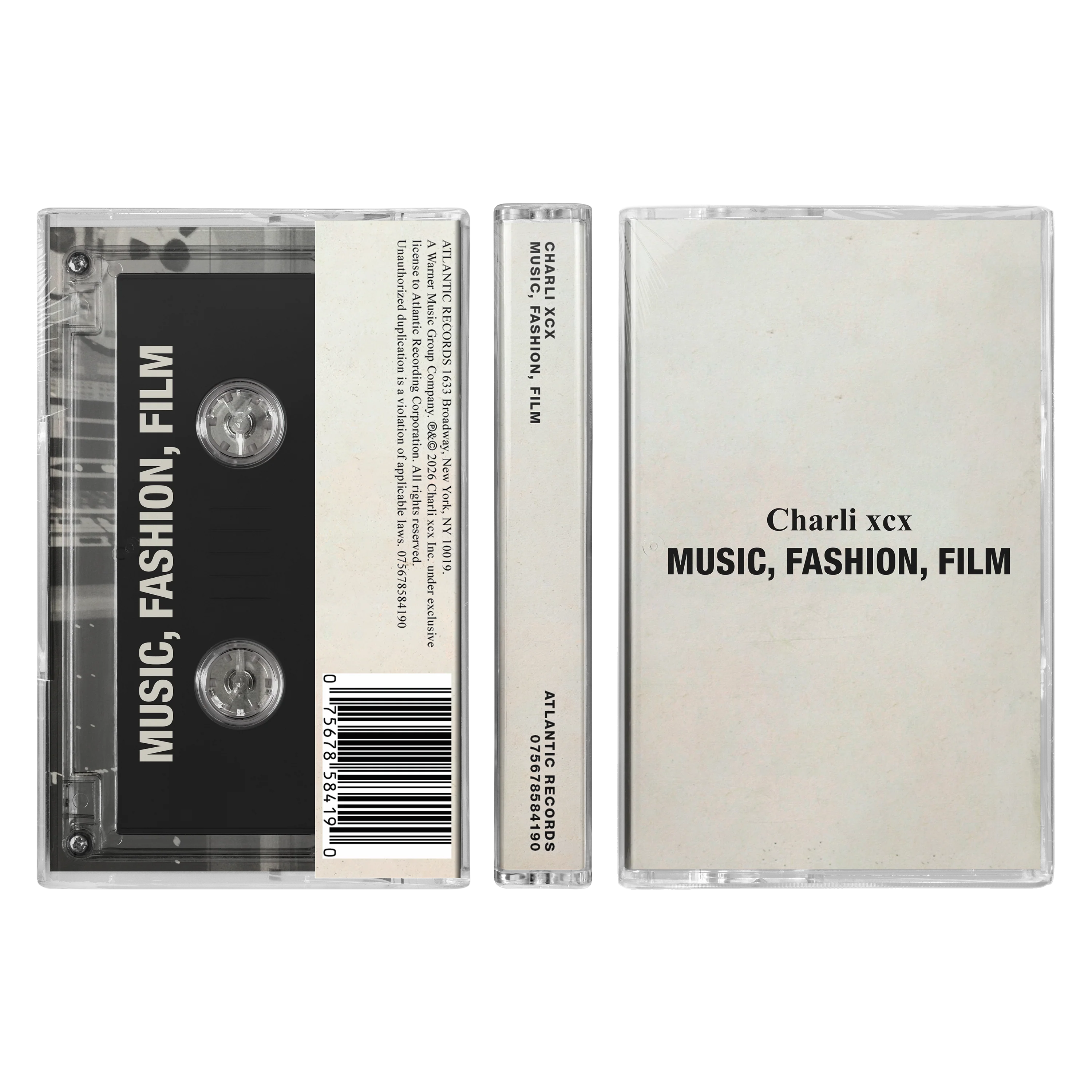 Music, Fashion, Film - Cassette