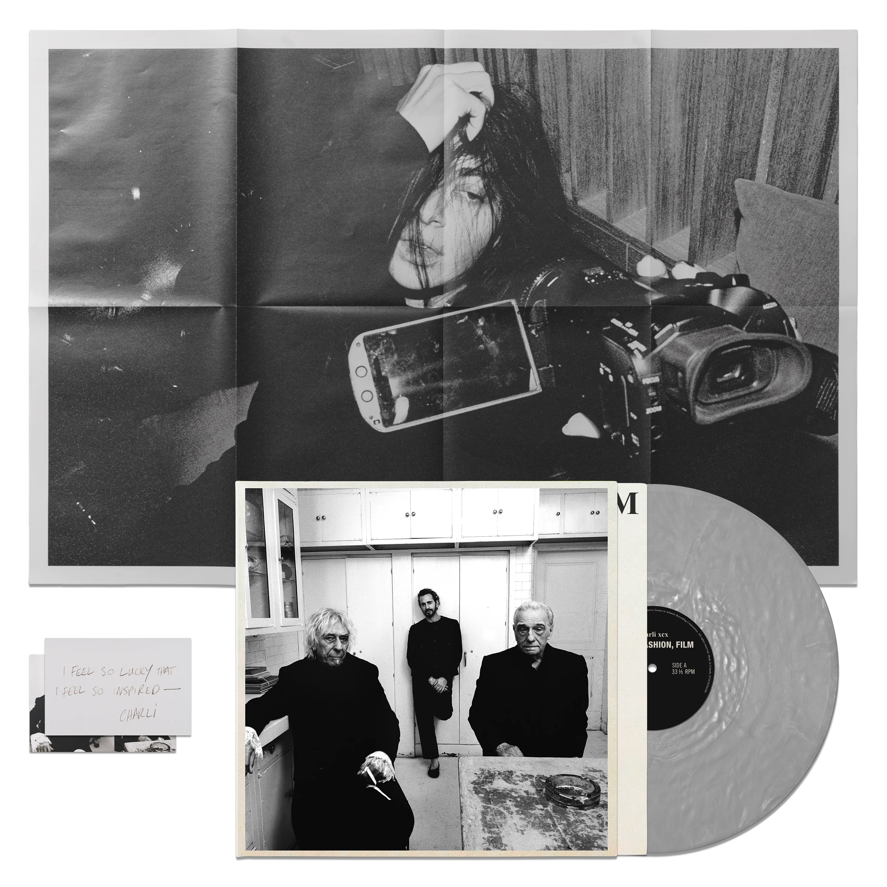 Music, Fashion, Film - White Bone Vinyl (Exclusive) (with Signed Card) - Image 2