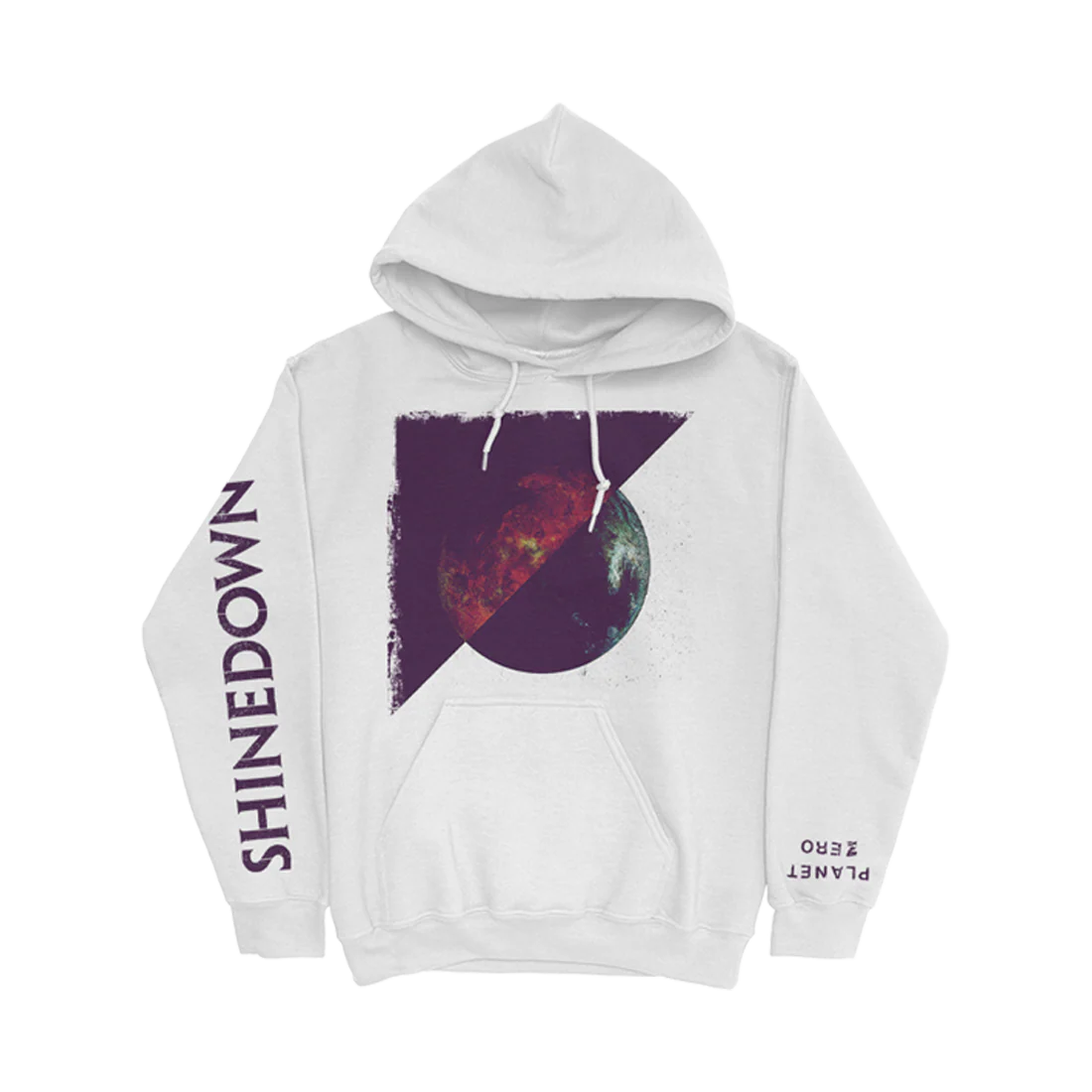Planet Zero White Hoodie - Image 2