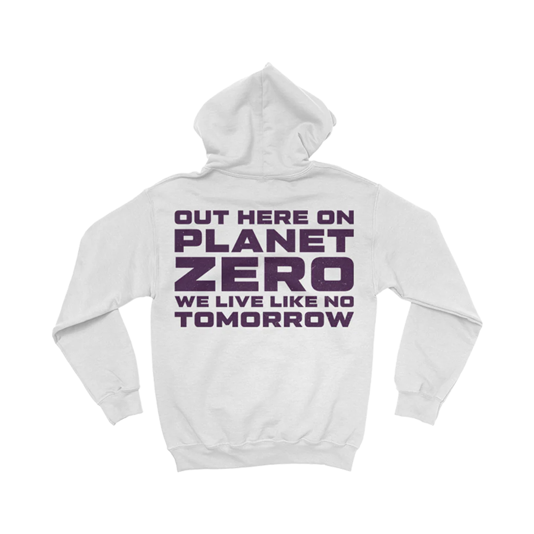 Planet Zero White Hoodie + CD - Image 3