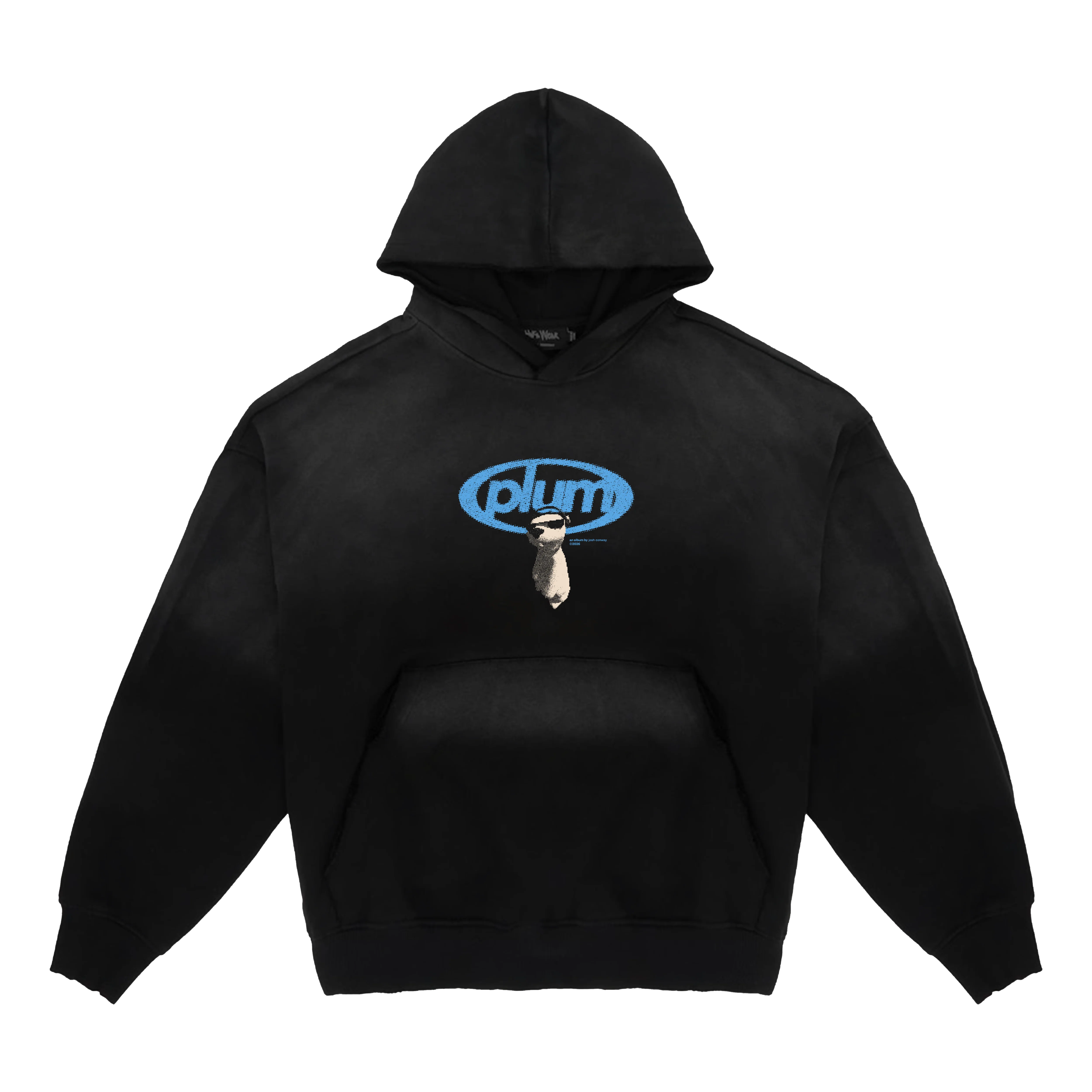 plum black hoodie