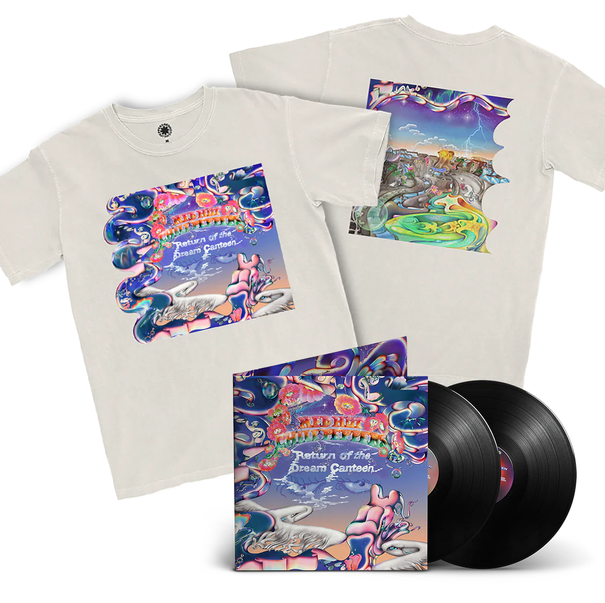 Return of the Dream Canteen Deluxe Black Vinyl + T-Shirt Bundle