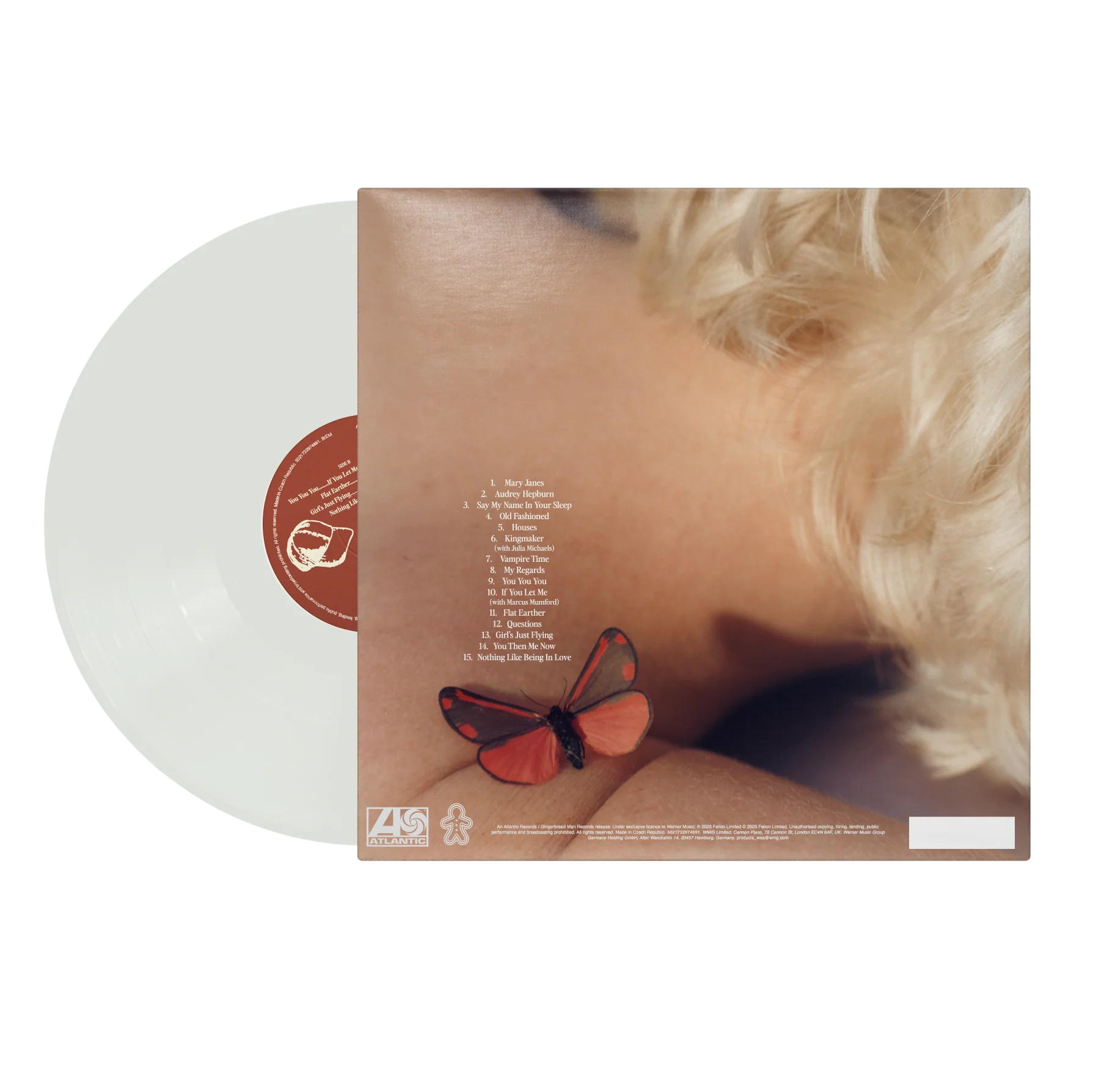 Signed Florescence Moon Flower Edition Alt Artwork White EcoRecord - Image 2