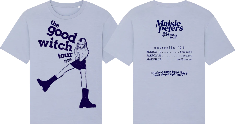 The Good Witch Aus Tour T-shirt Blue