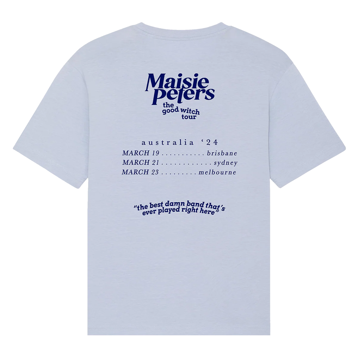The Good Witch Aus Tour T-shirt Blue - Image 3
