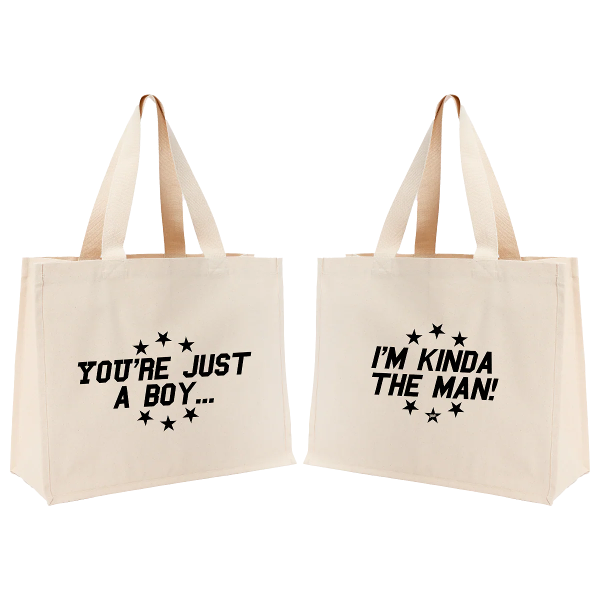 The Man Tote Bag Natural