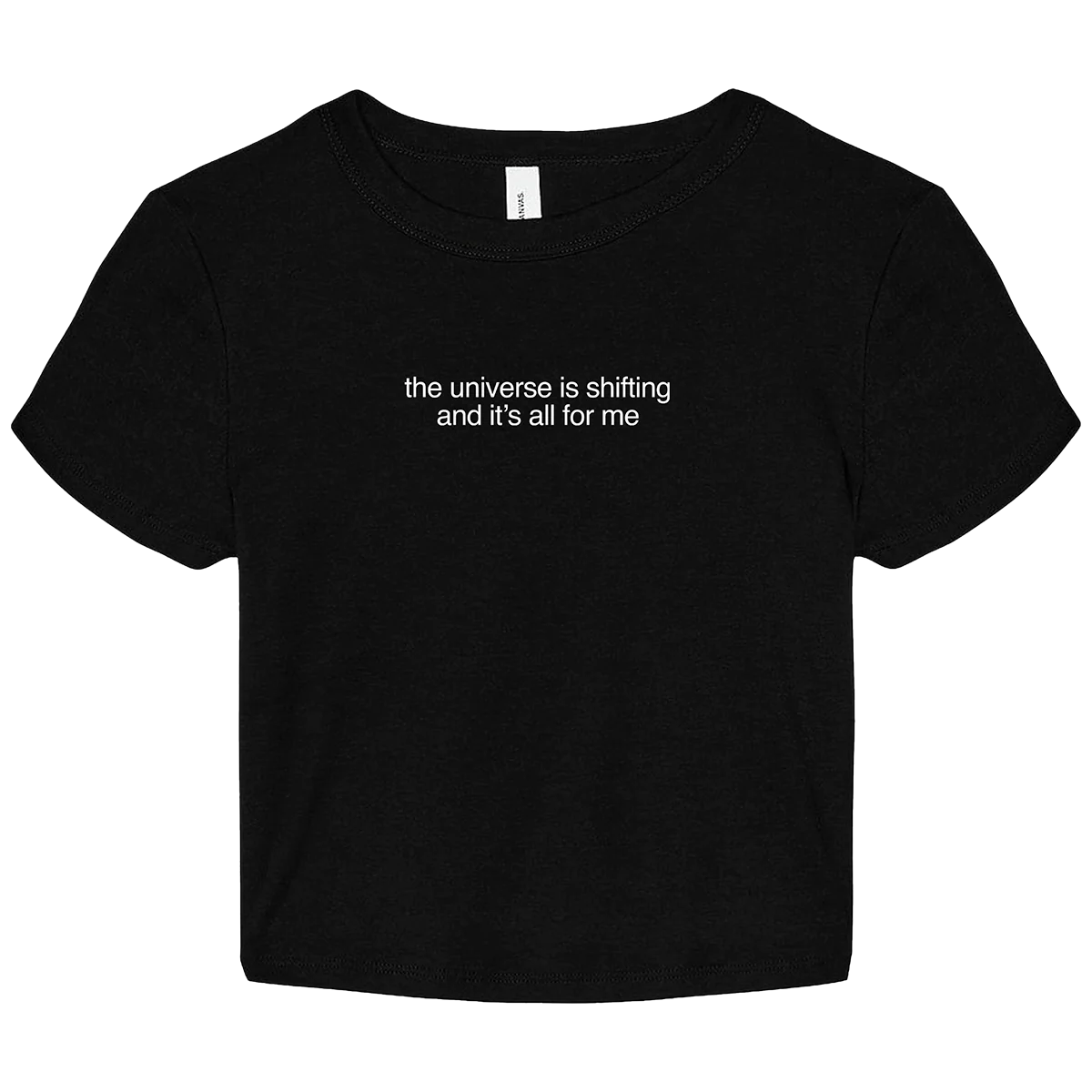 Universe Is Shifting Lyric Baby T-shirt Black