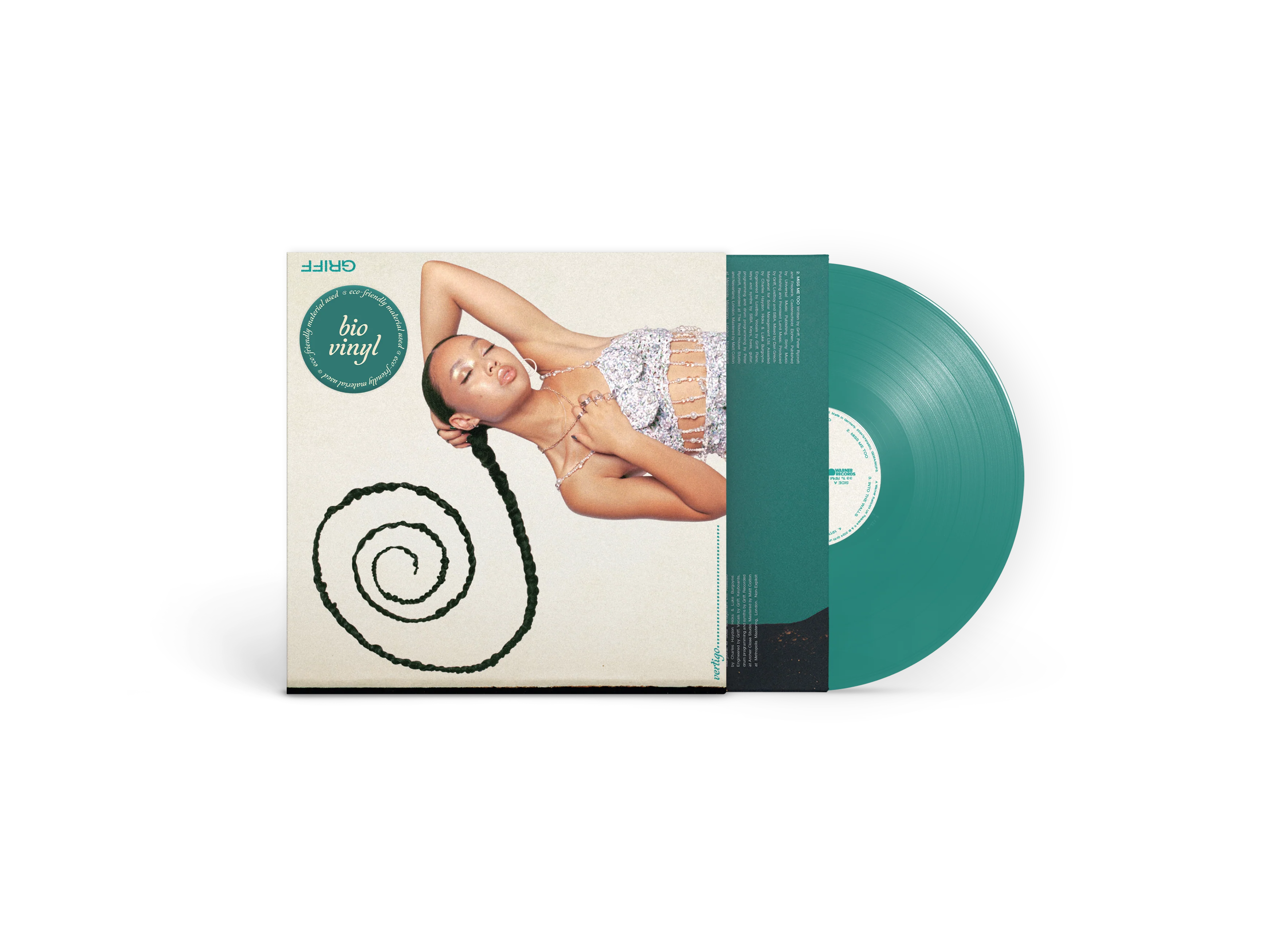 Vertigo Transparent Petrol BIO Vinyl - Image 2