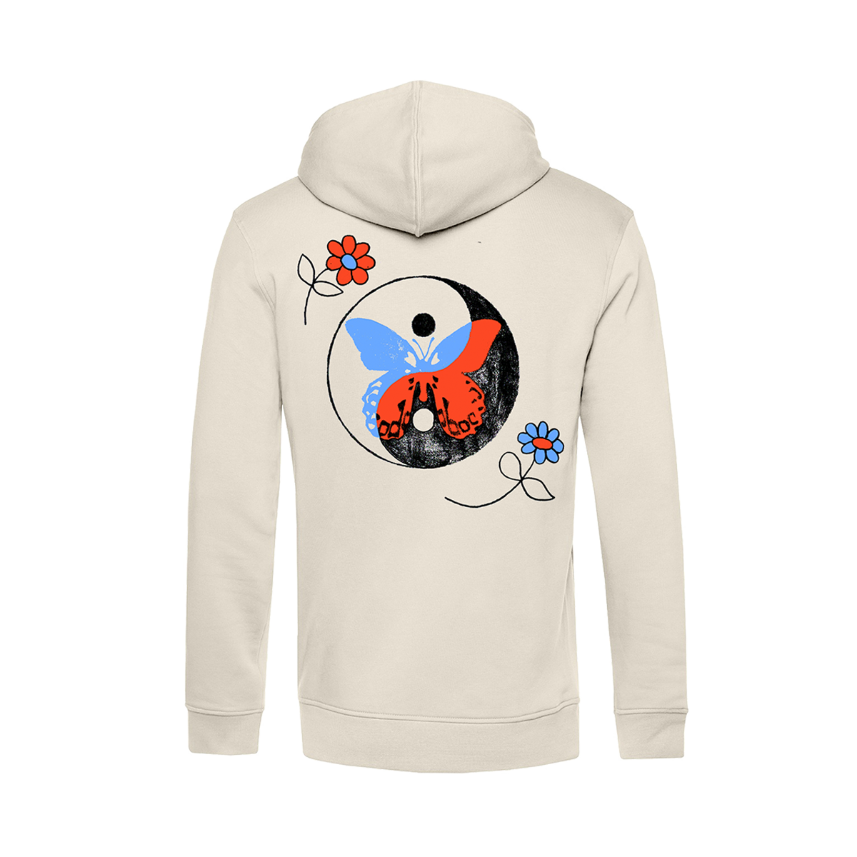 Yin Yang Butterfly Sand Hoodie - Image 3